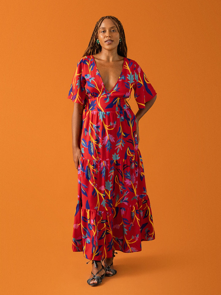 VESTIDO NINA LONGUETE
