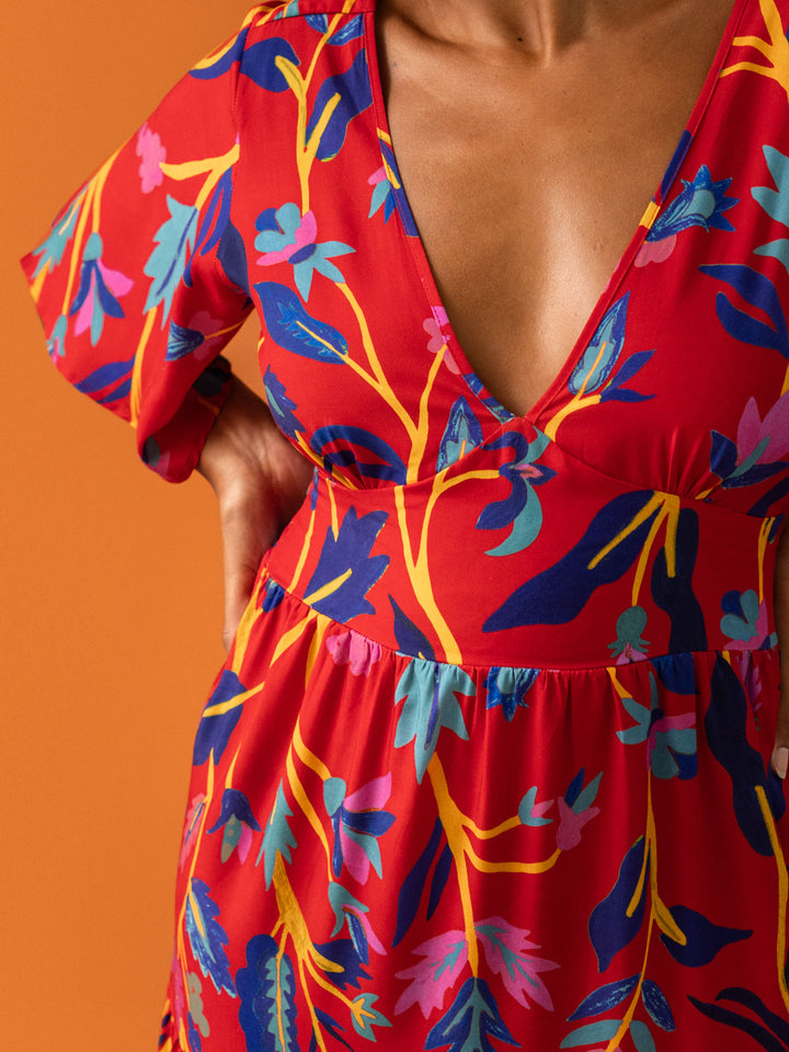 VESTIDO NINA LONGUETE