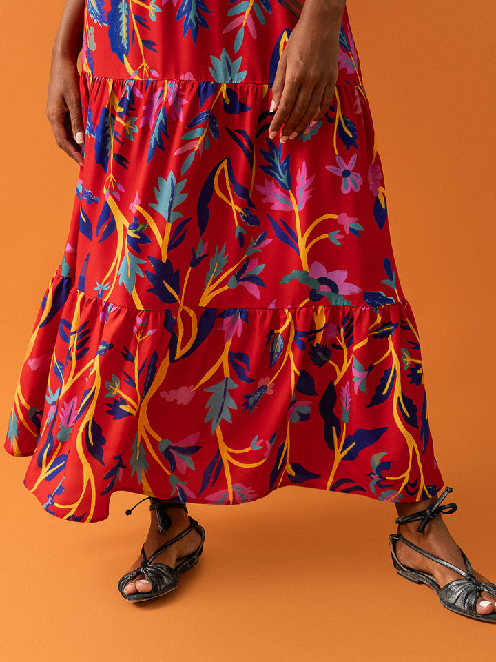 VESTIDO NINA LONGUETE