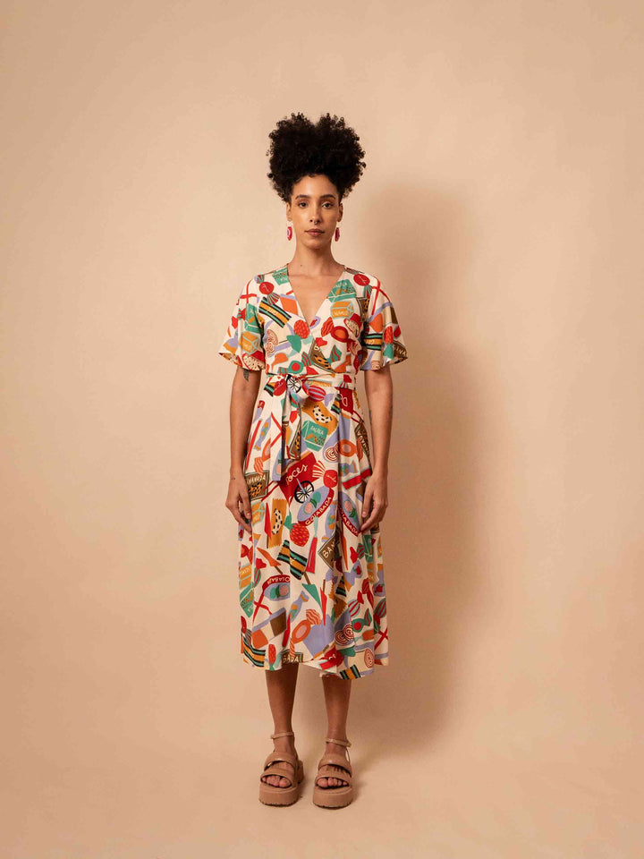 VESTIDO TRANSPASSADO | DOCES