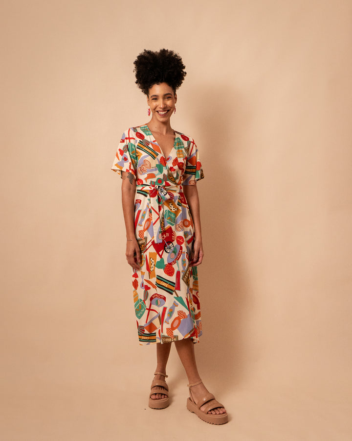 VESTIDO TRANSPASSADO | DOCES