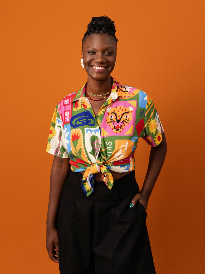 CAMISA DE BOTÃO | FOLIA
