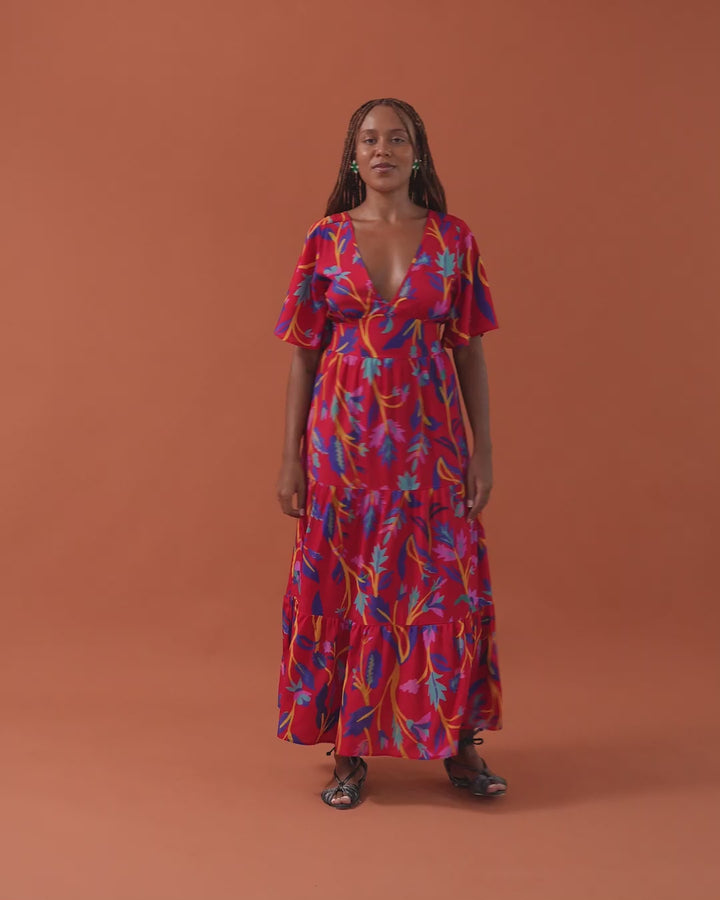 VESTIDO NINA LONGUETE