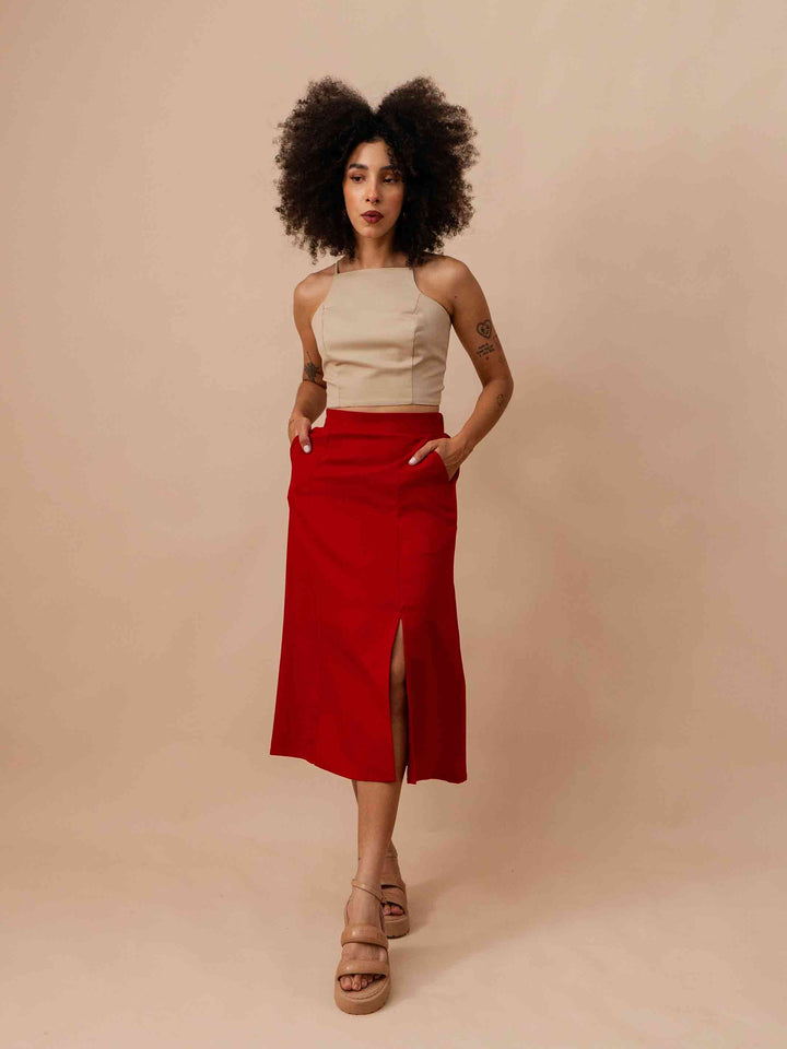 saia_midi_vermelho_linho_fenda_duas-design_moda-autoral_recife_pernambuco