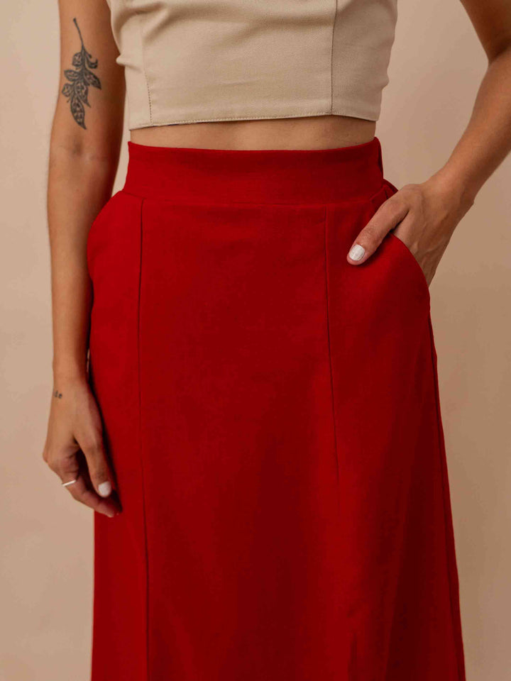 saia_midi_vermelho_linho_fenda_duas-design_moda-autoral_recife_pernambuco