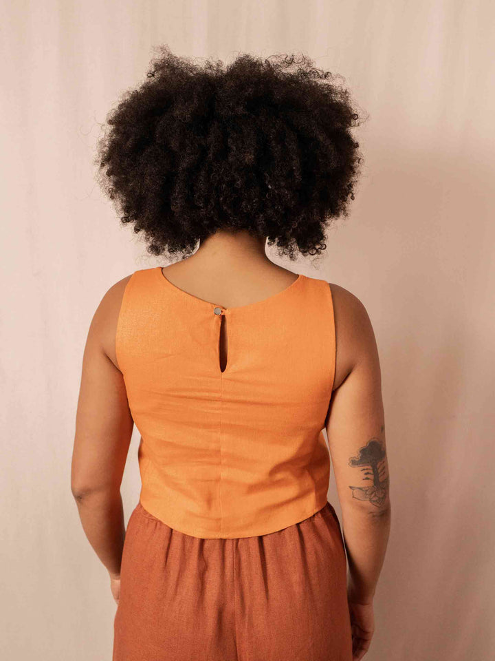 Cropped Maya | Linho