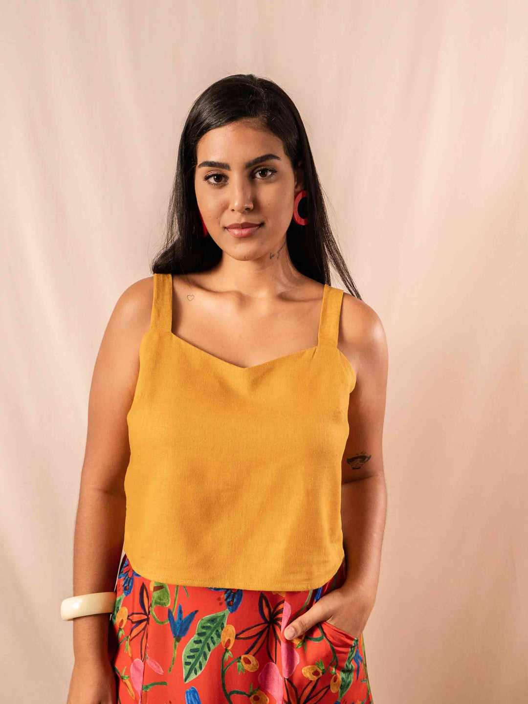 Cropped Gio | Linho