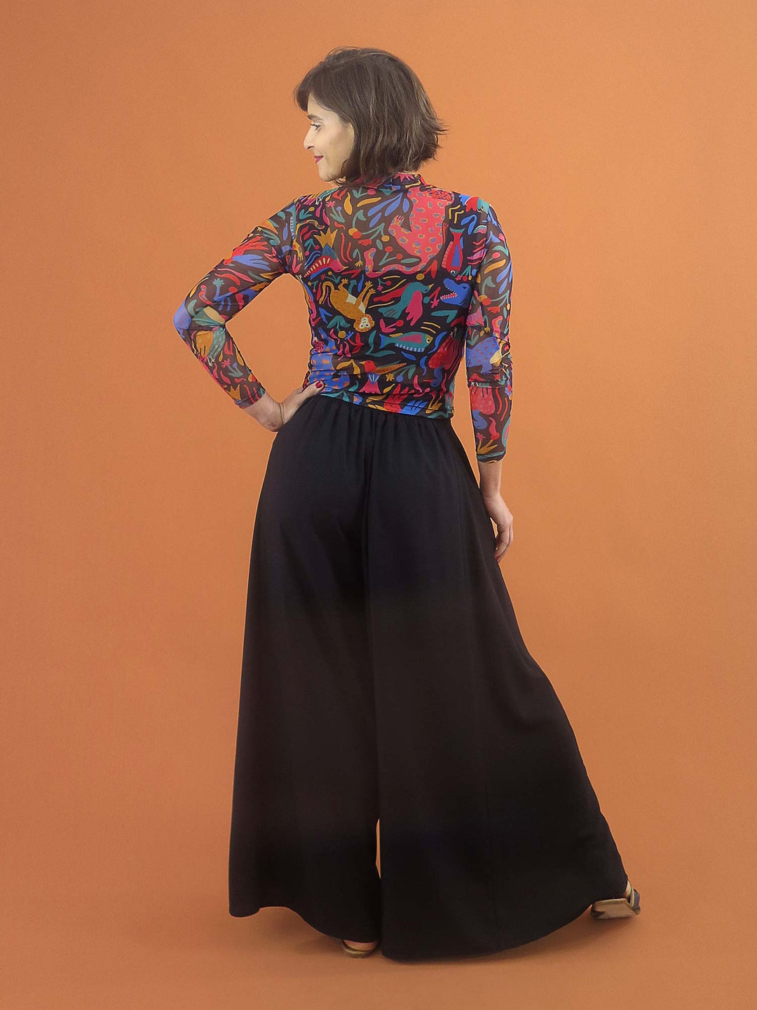 BLUSA MANGA LONGA TULE