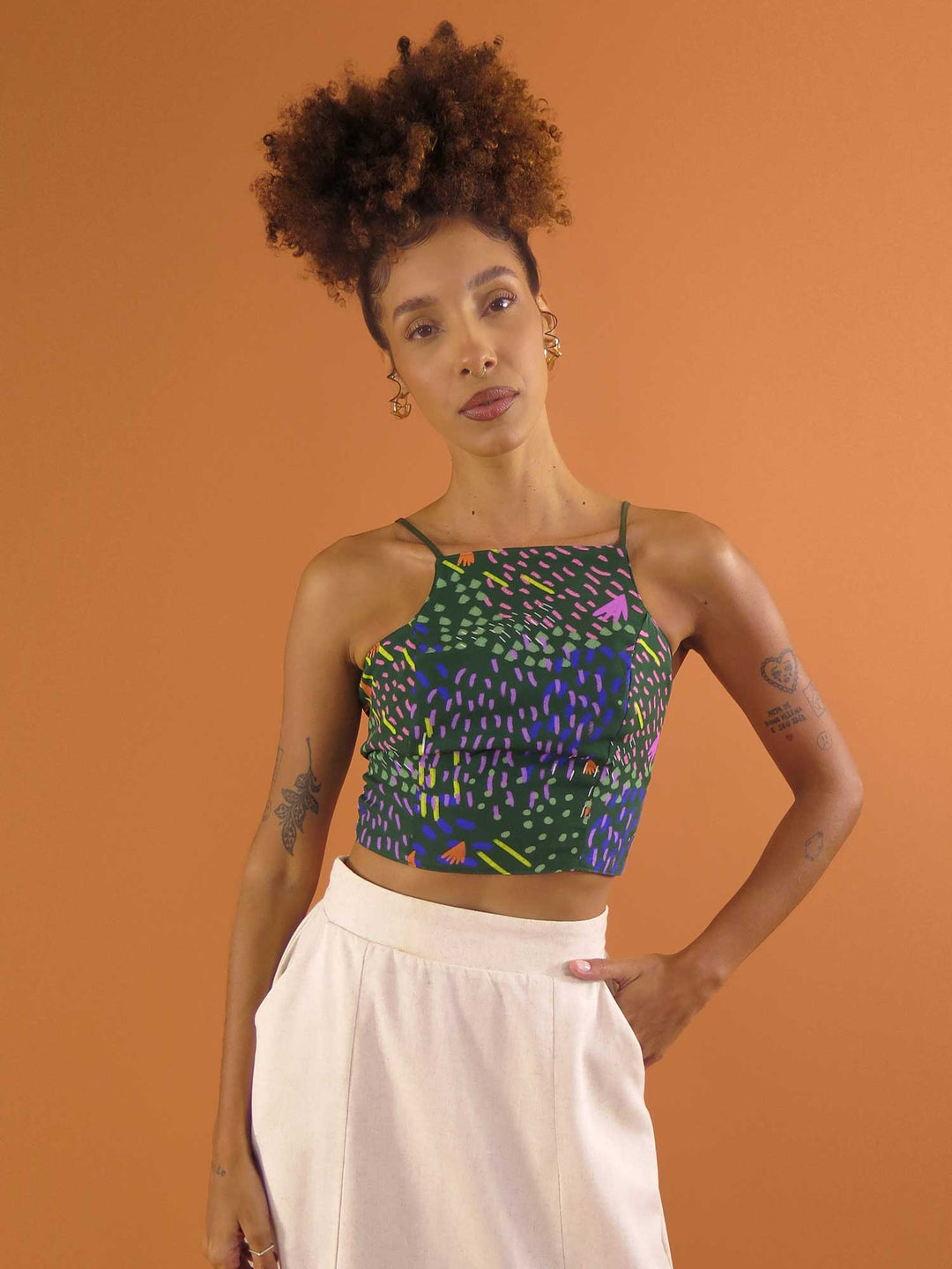 TOP LAÇO DUPLA FACE