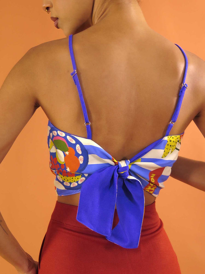 TOP LAÇO DUPLA FACE