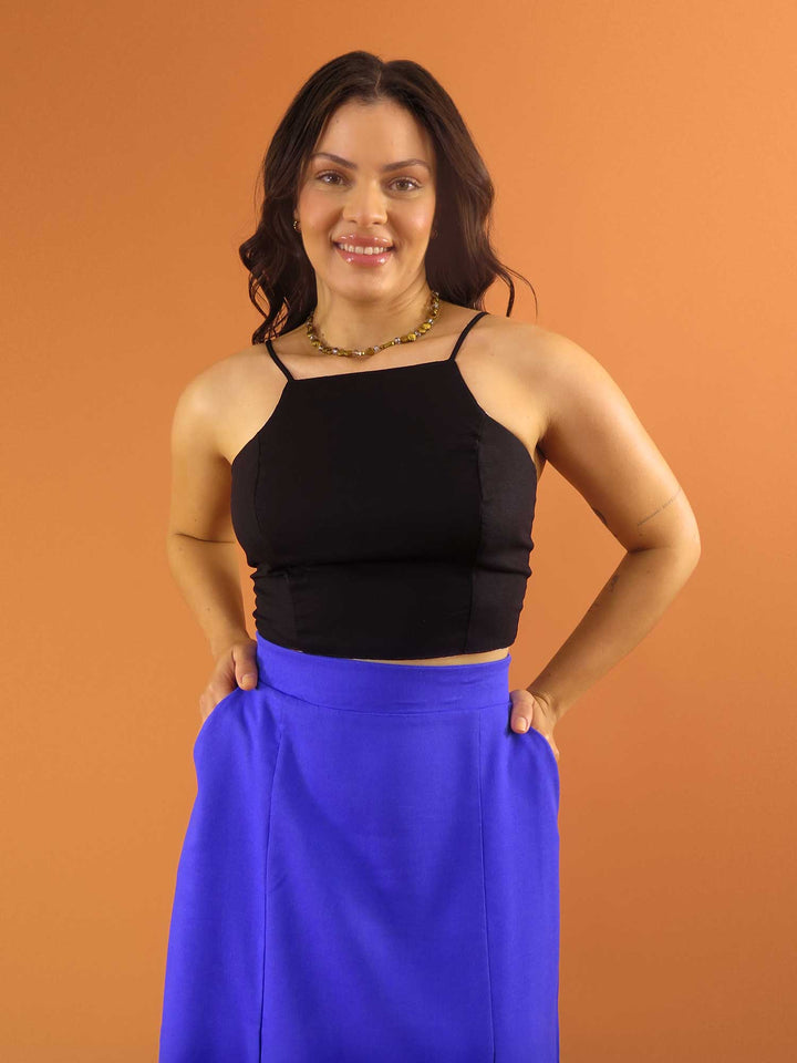 TOP LAÇO DUPLA FACE