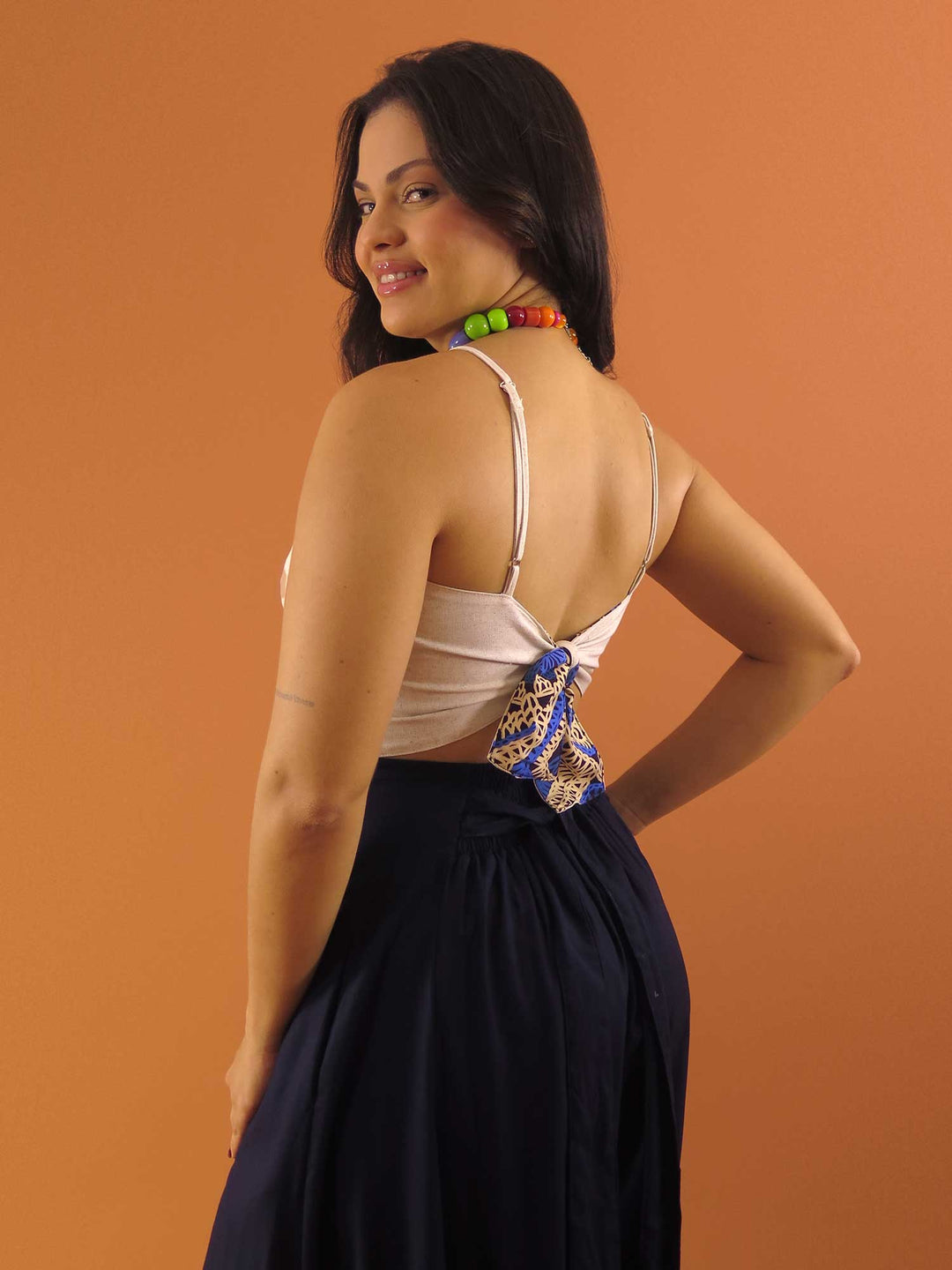 TOP LAÇO DUPLA FACE