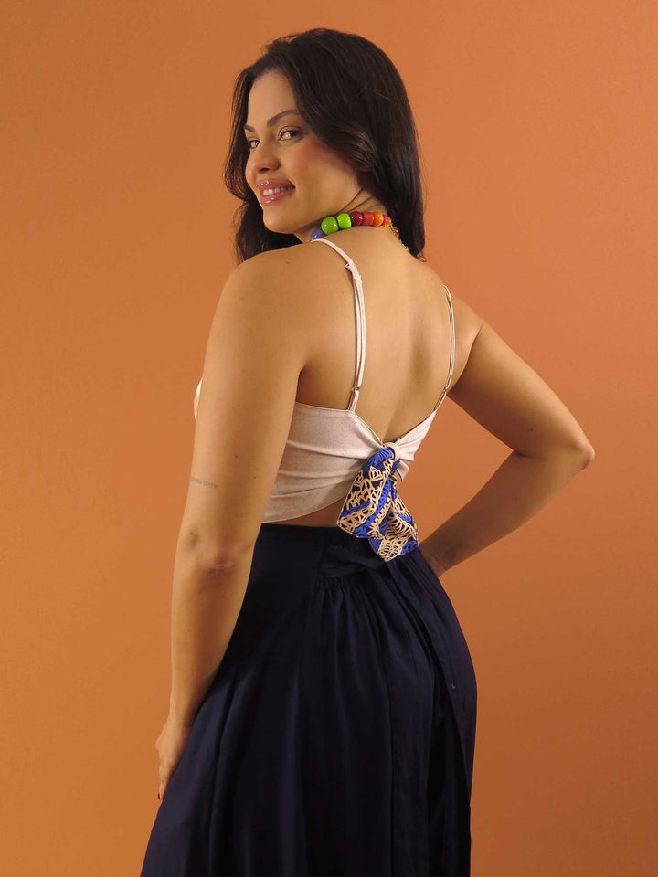 TOP LAÇO DUPLA FACE