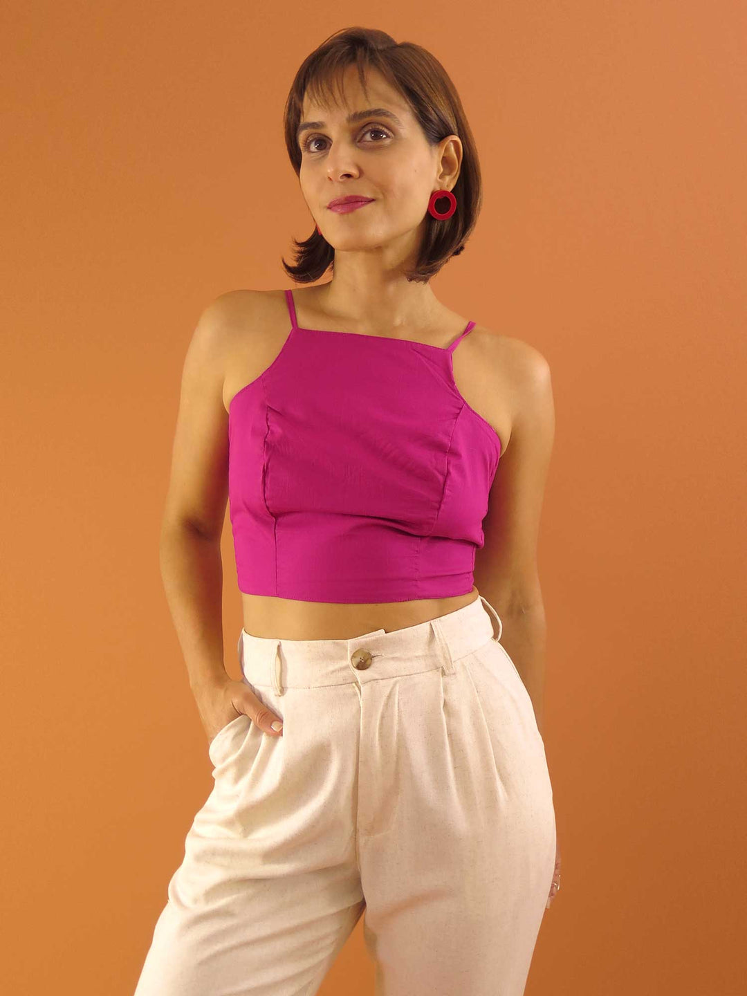 TOP LAÇO DUPLA FACE