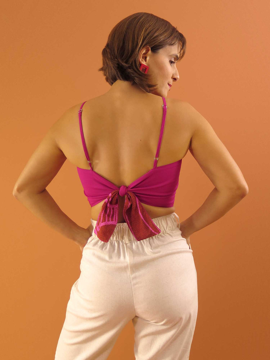 TOP LAÇO DUPLA FACE