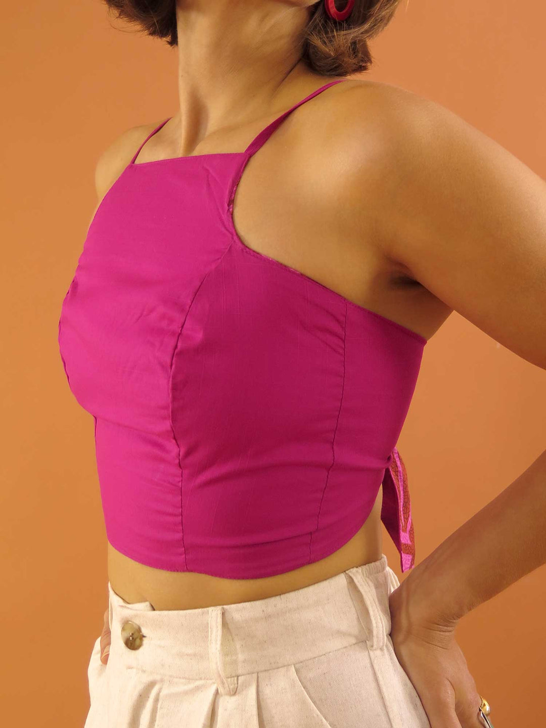 TOP LAÇO DUPLA FACE