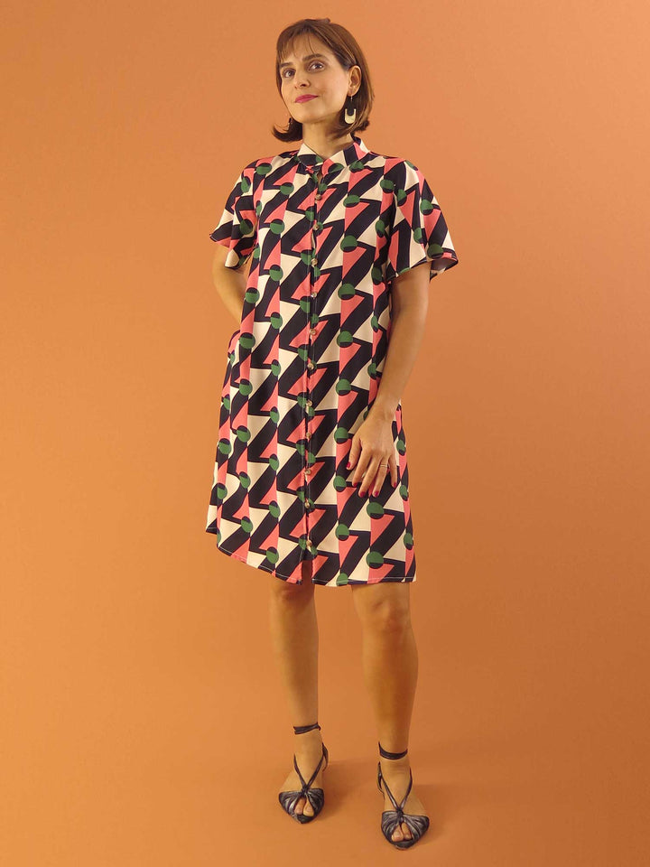 VESTIDO NIPONICA CURTO