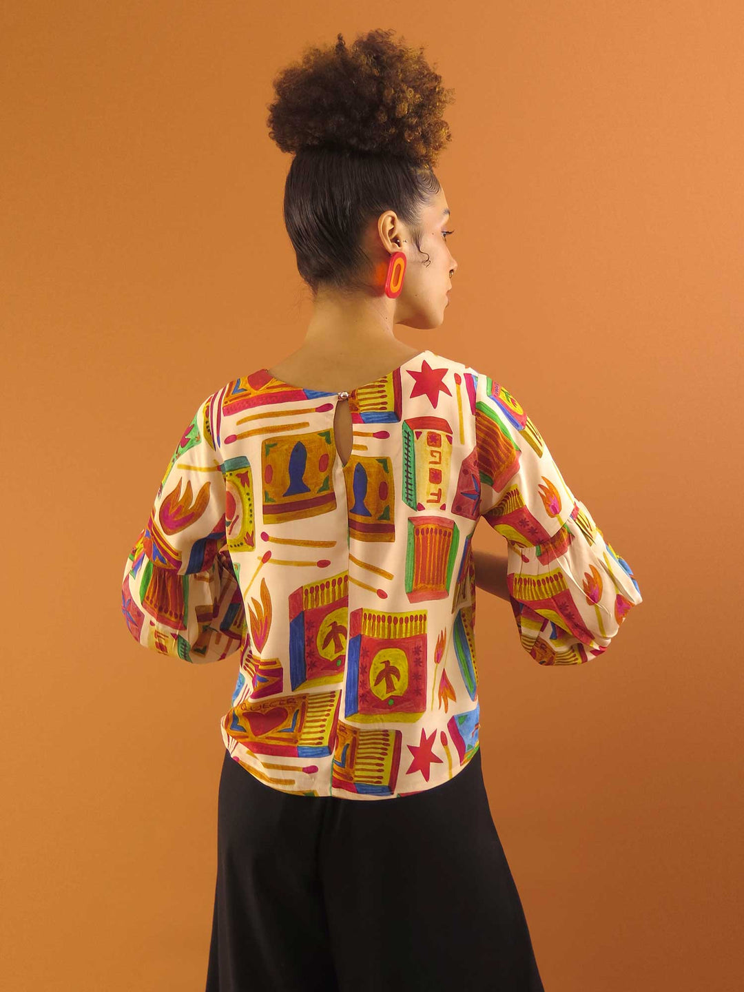 BLUSA MANGA BUFANTE