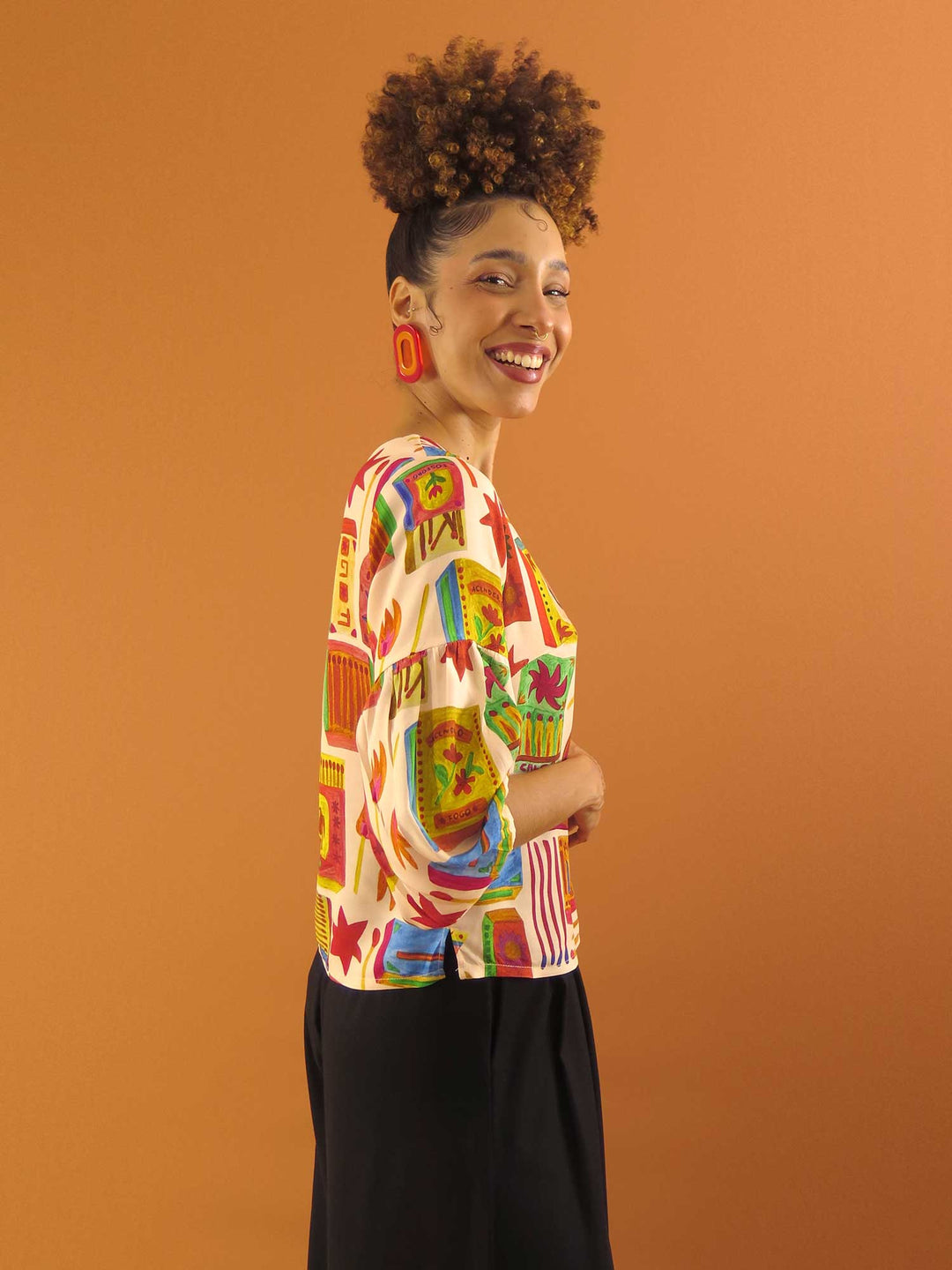 BLUSA MANGA BUFANTE