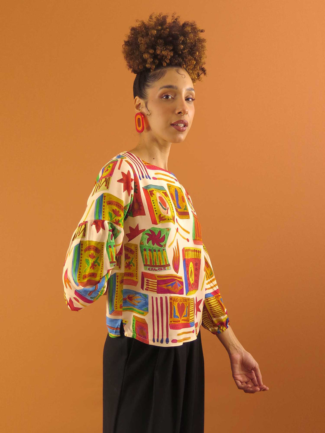 BLUSA MANGA BUFANTE