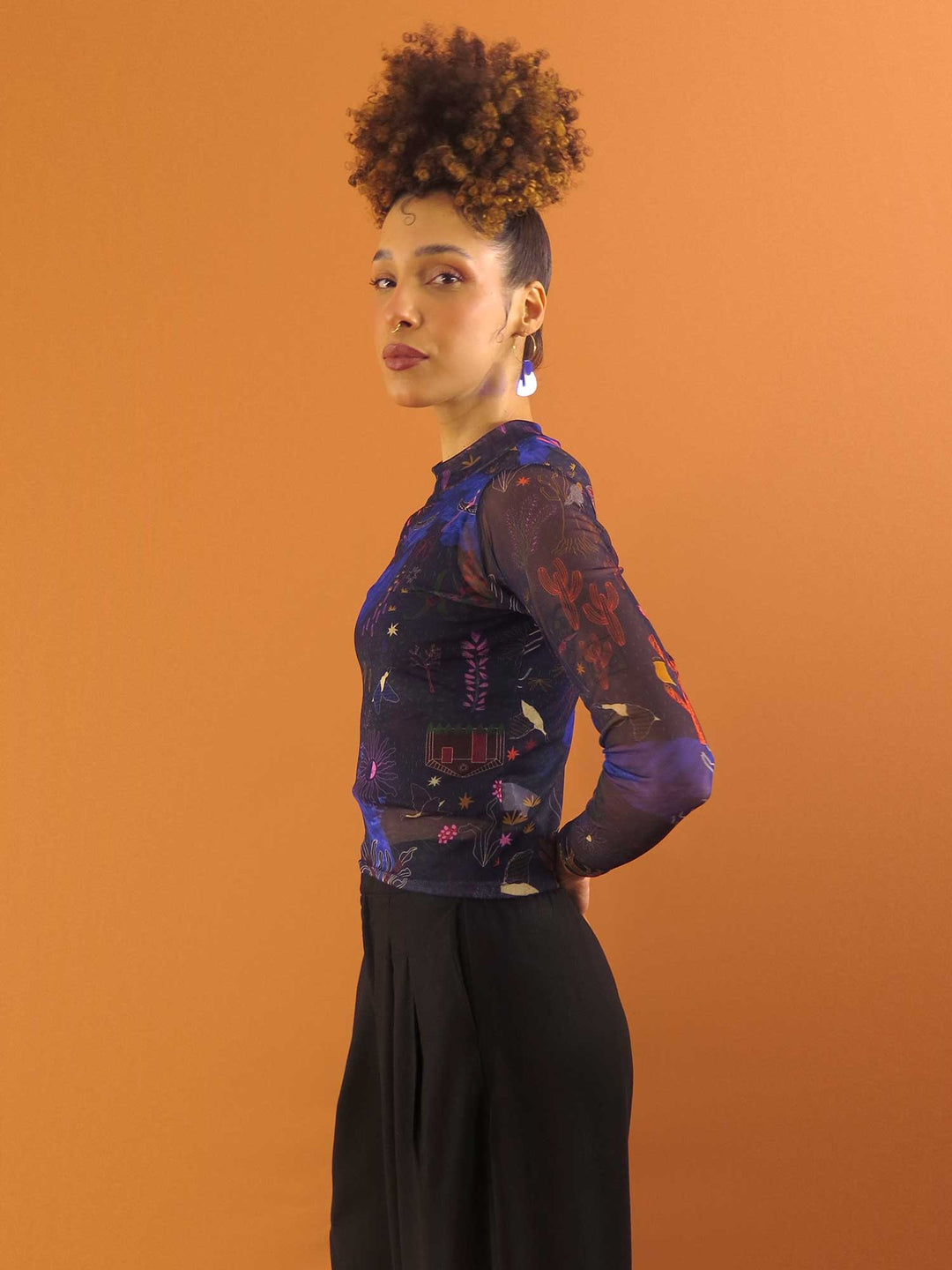 BLUSA CAROL MANGA LONGA