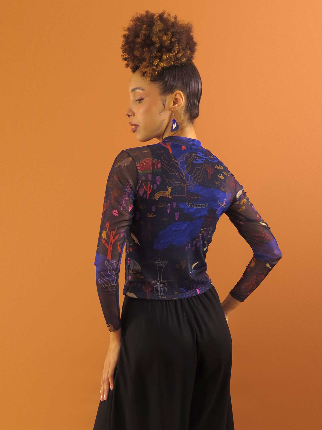 BLUSA CAROL MANGA LONGA