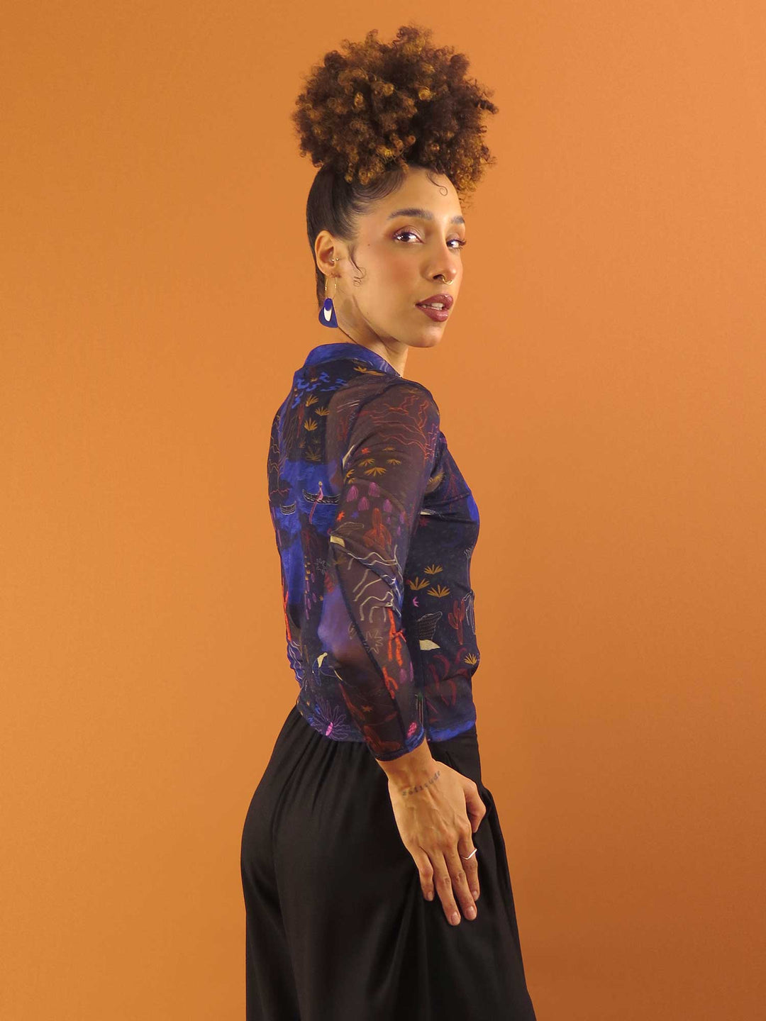 BLUSA CAROL MANGA LONGA