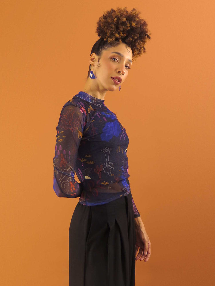 BLUSA CAROL MANGA LONGA