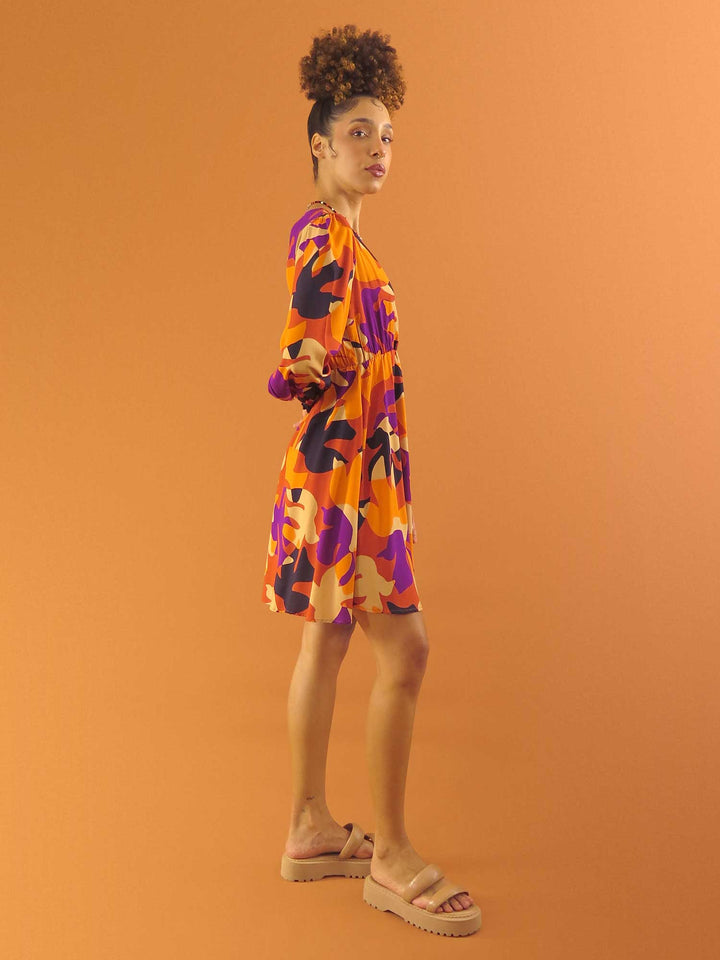 VESTIDO TRANSPASSADO CURTO