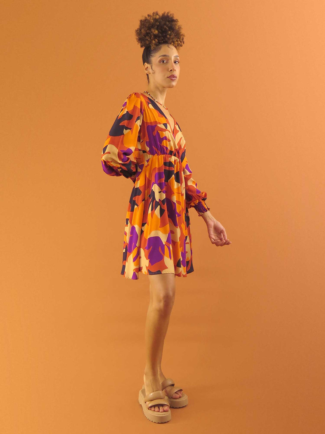 VESTIDO TRANSPASSADO CURTO