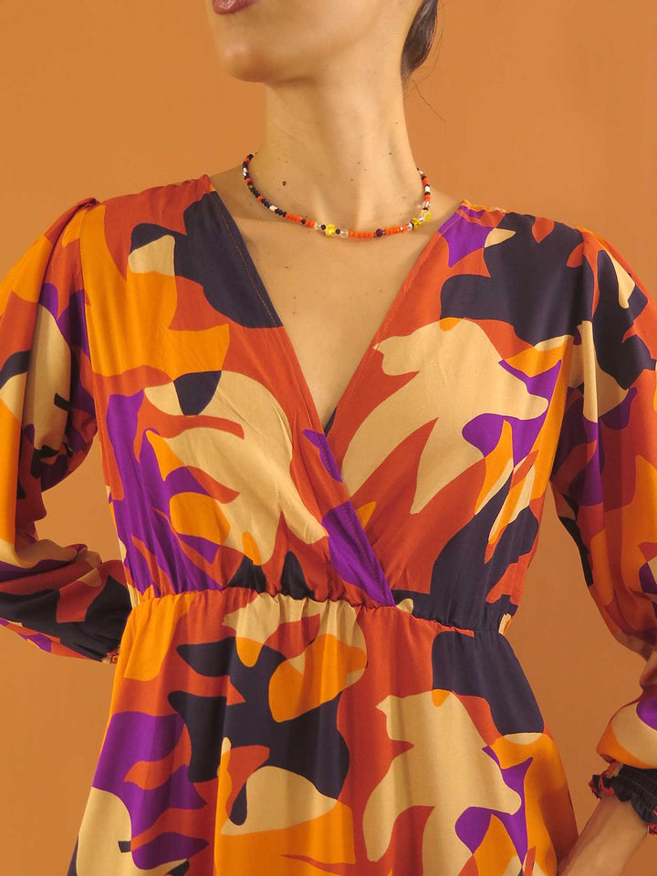 VESTIDO TRANSPASSADO CURTO