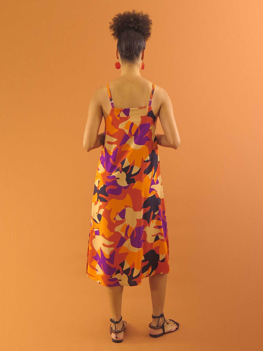 VESTIDO TRAPÉZIO MIDI