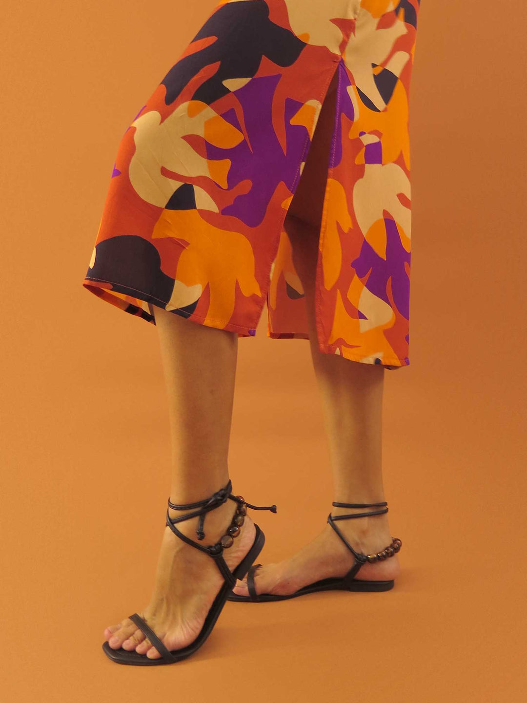 VESTIDO TRAPÉZIO MIDI