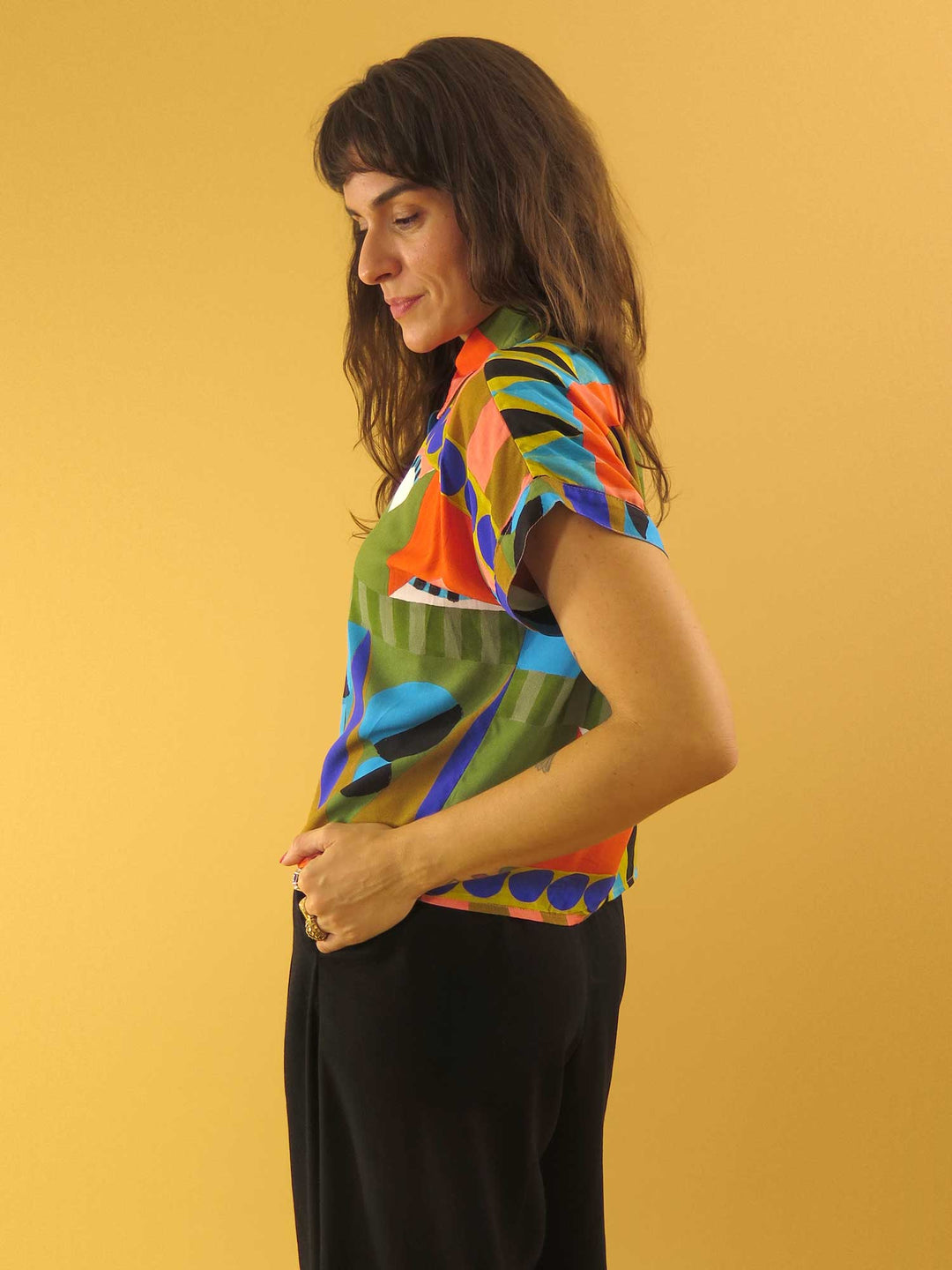 BLUSA BOTÃO