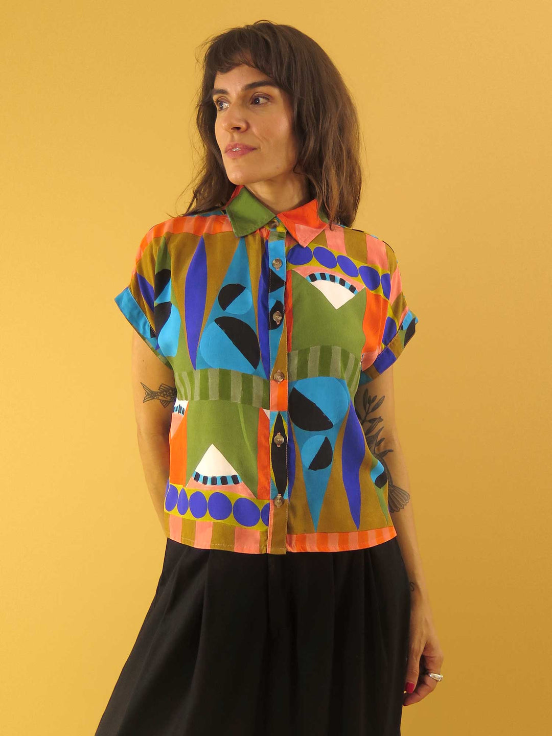 BLUSA BOTÃO