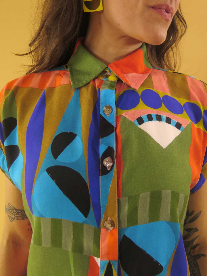 BLUSA BOTÃO