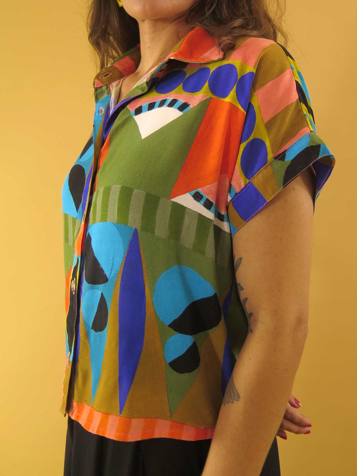 BLUSA BOTÃO