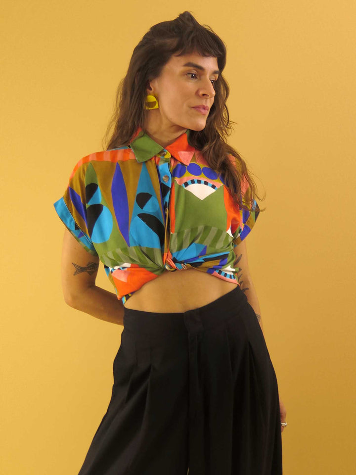 BLUSA BOTÃO