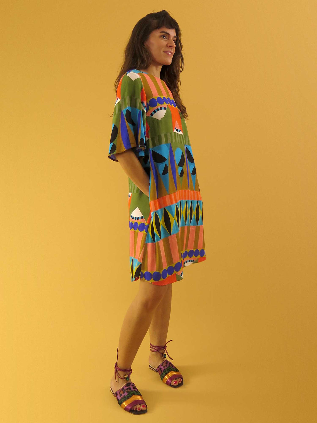 VESTIDO MANGA SINO