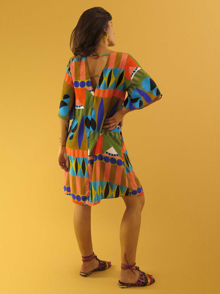 VESTIDO MANGA SINO