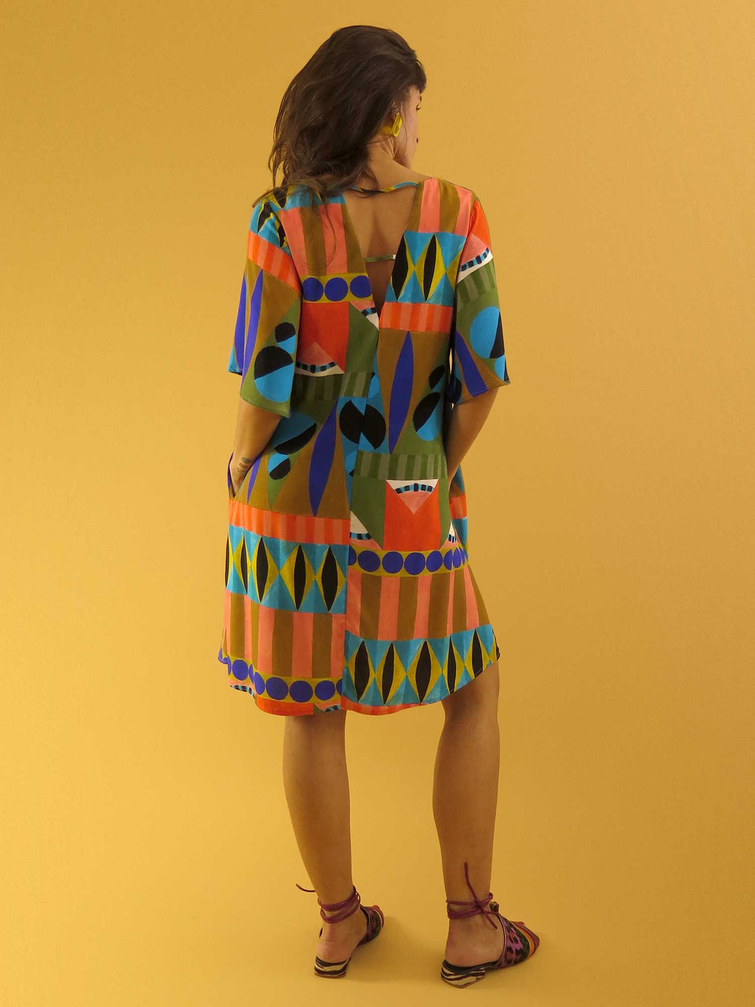 VESTIDO MANGA SINO