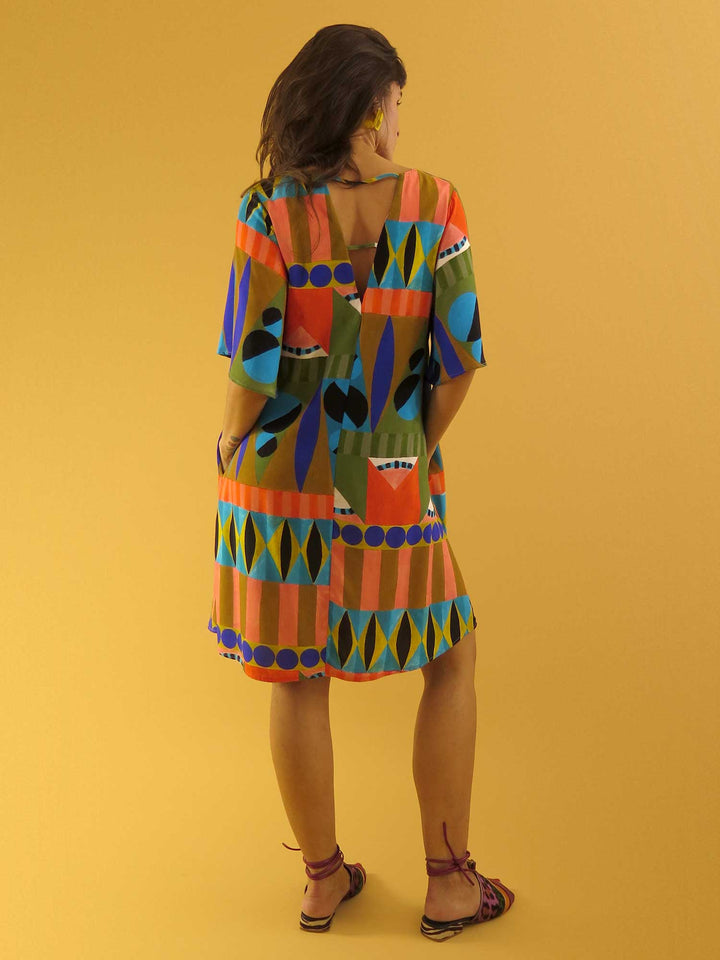 VESTIDO MANGA SINO