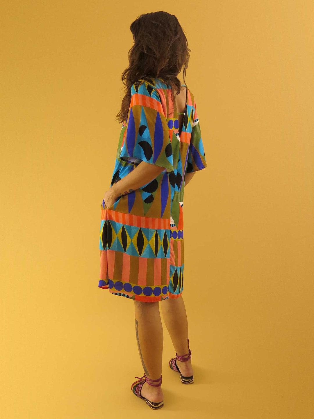 VESTIDO MANGA SINO