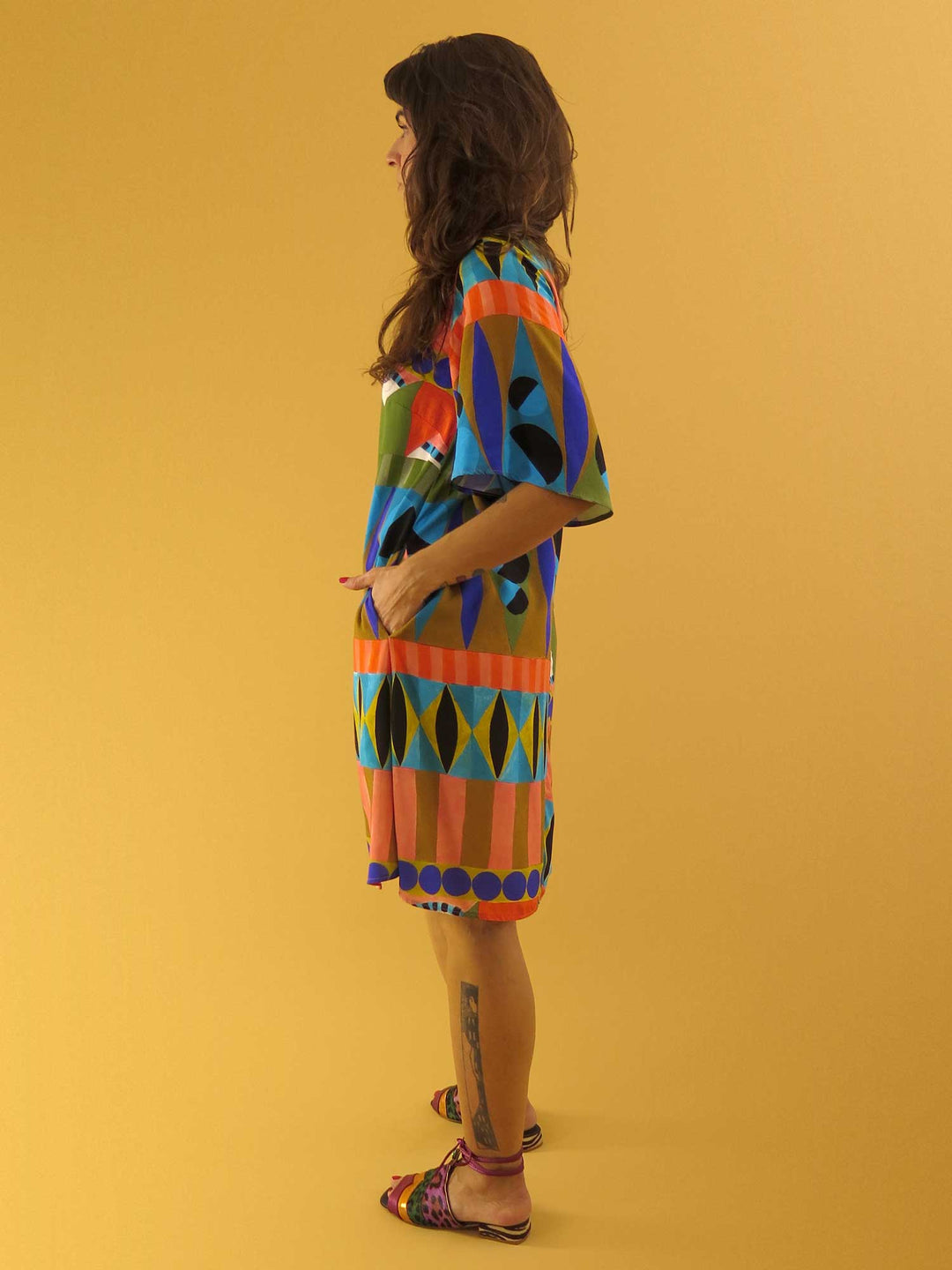 VESTIDO MANGA SINO