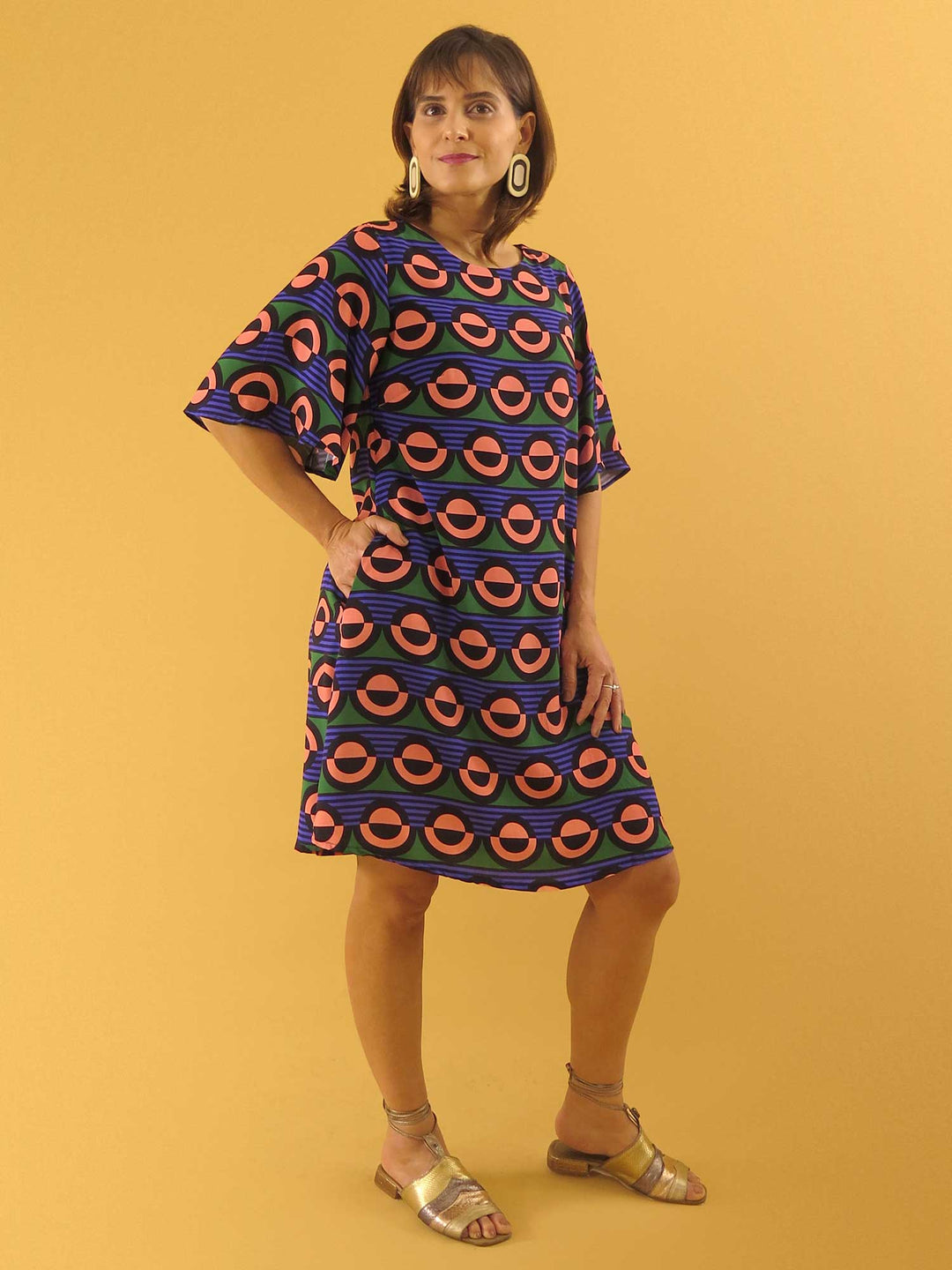 VESTIDO MANGA SINO
