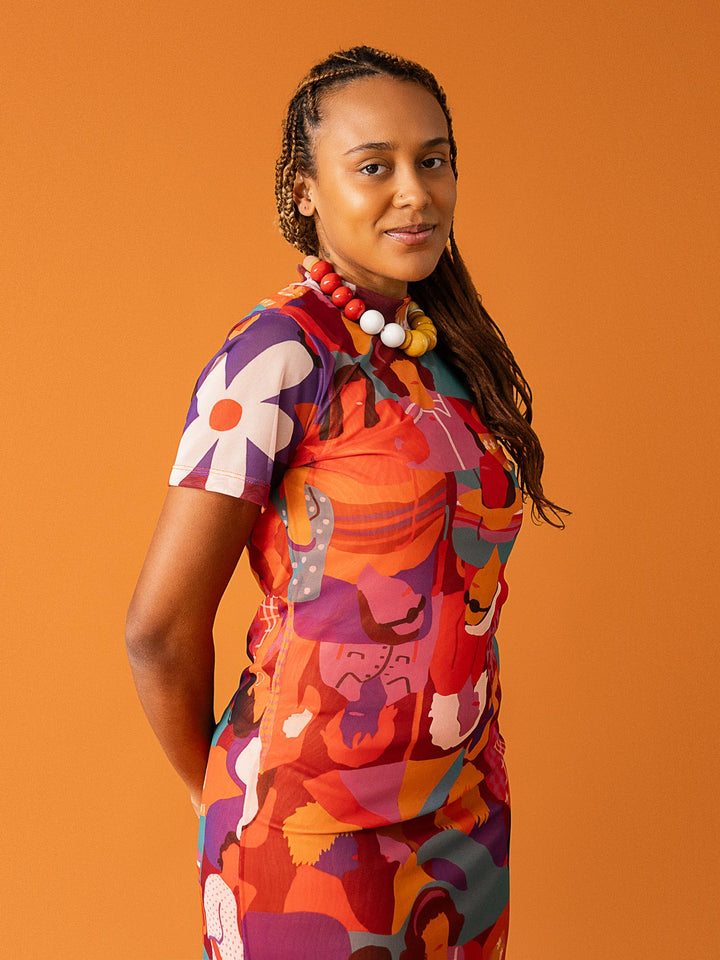 VESTIDO CURTO TULE | MULHERES DE ALMODÓVAR