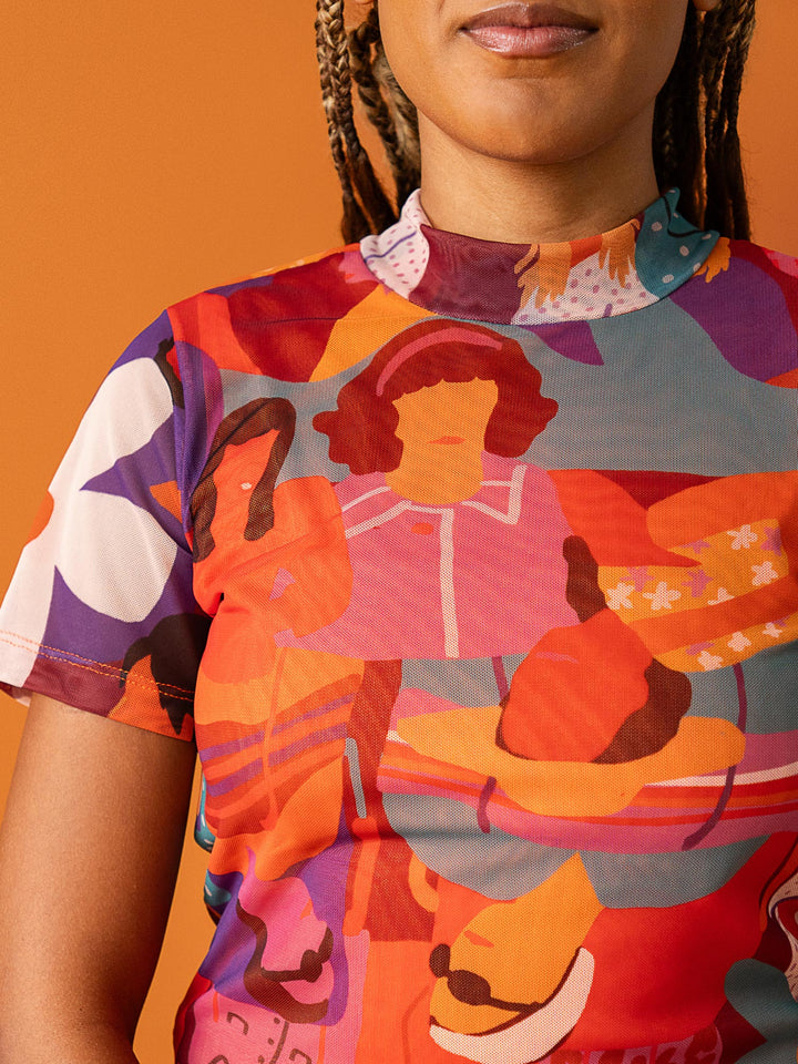 VESTIDO CURTO TULE | MULHERES DE ALMODÓVAR