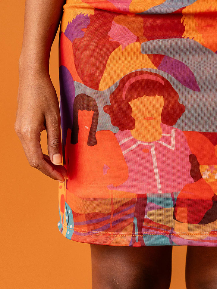 VESTIDO CURTO TULE | MULHERES DE ALMODÓVAR