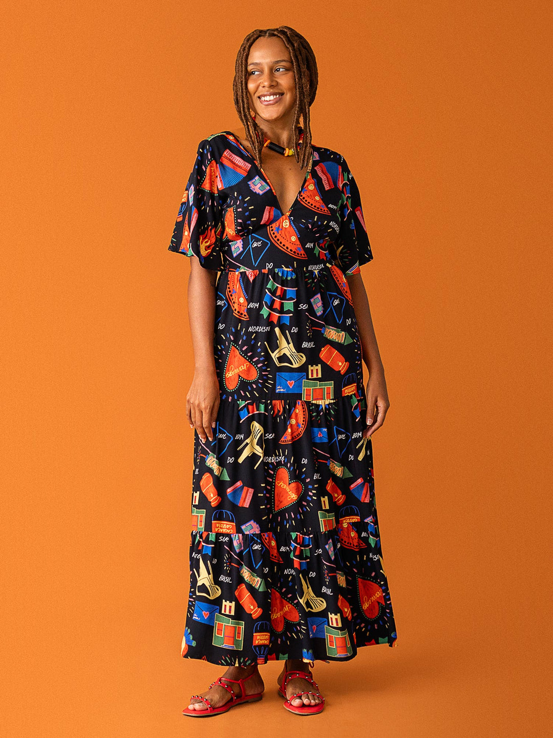 VESTIDO NINA LONGUETE | FOGO FOGARÉU