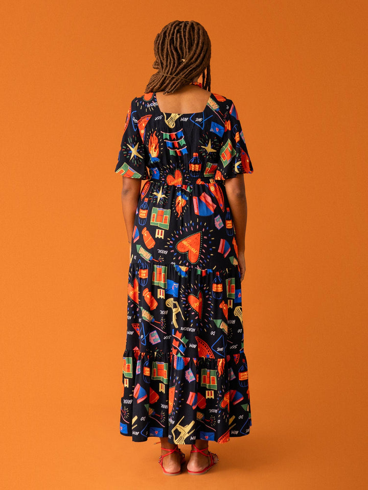 VESTIDO NINA LONGUETE | FOGO FOGARÉU